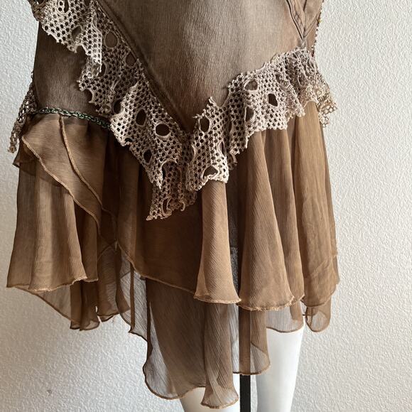 Vintage Y2K BOHO Chagal 2 Woodland Fairy Skirt Size 4 - Picture 8 of 16
